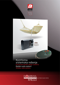 RF remote control for lighting and shutters - brochure